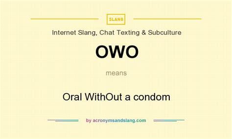 OWO - Oral ohne Kondom Begleiten Würmer